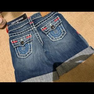 Kids true religion shorts